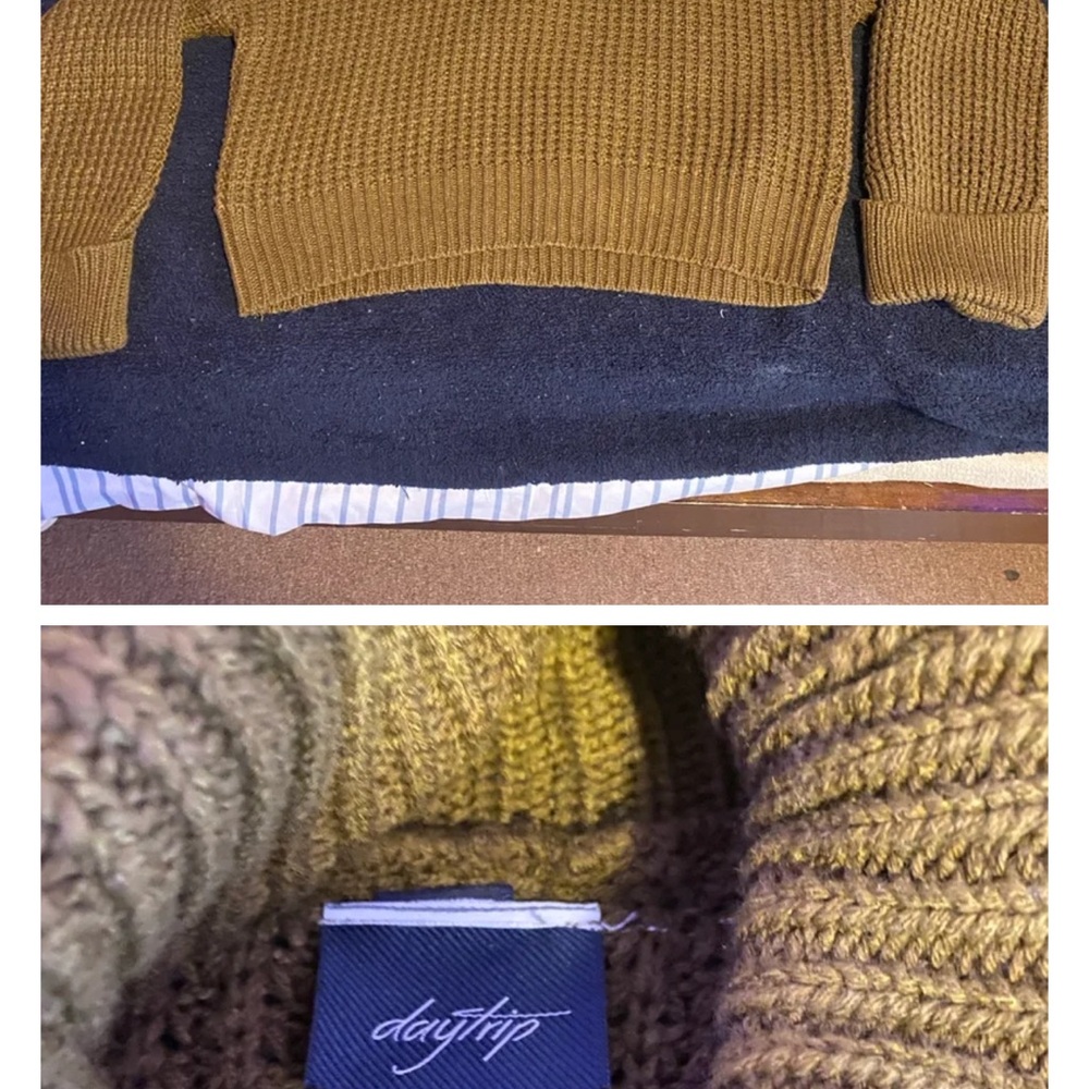 Daytrip Brown Knit Sweater